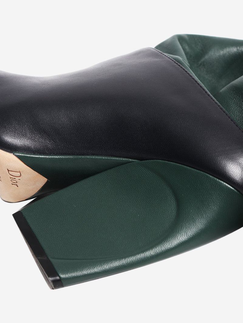 Black and green Brooklyn booties - size EU 38 Boots Dior 