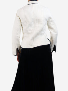 Maria De La Orden White quilted jacket - size S