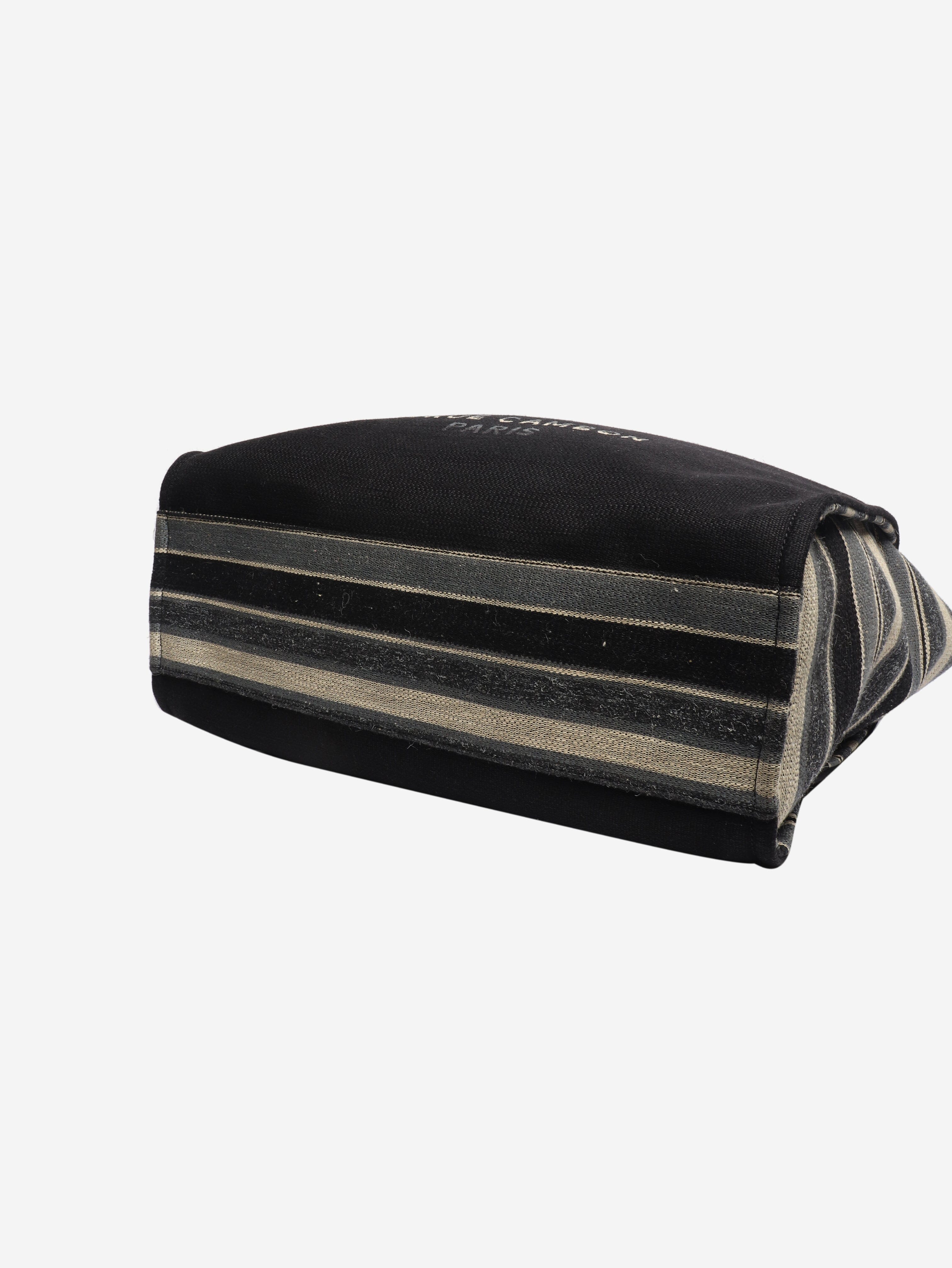 Black extra large striped Deauville tote bag Tote Bags Chanel 