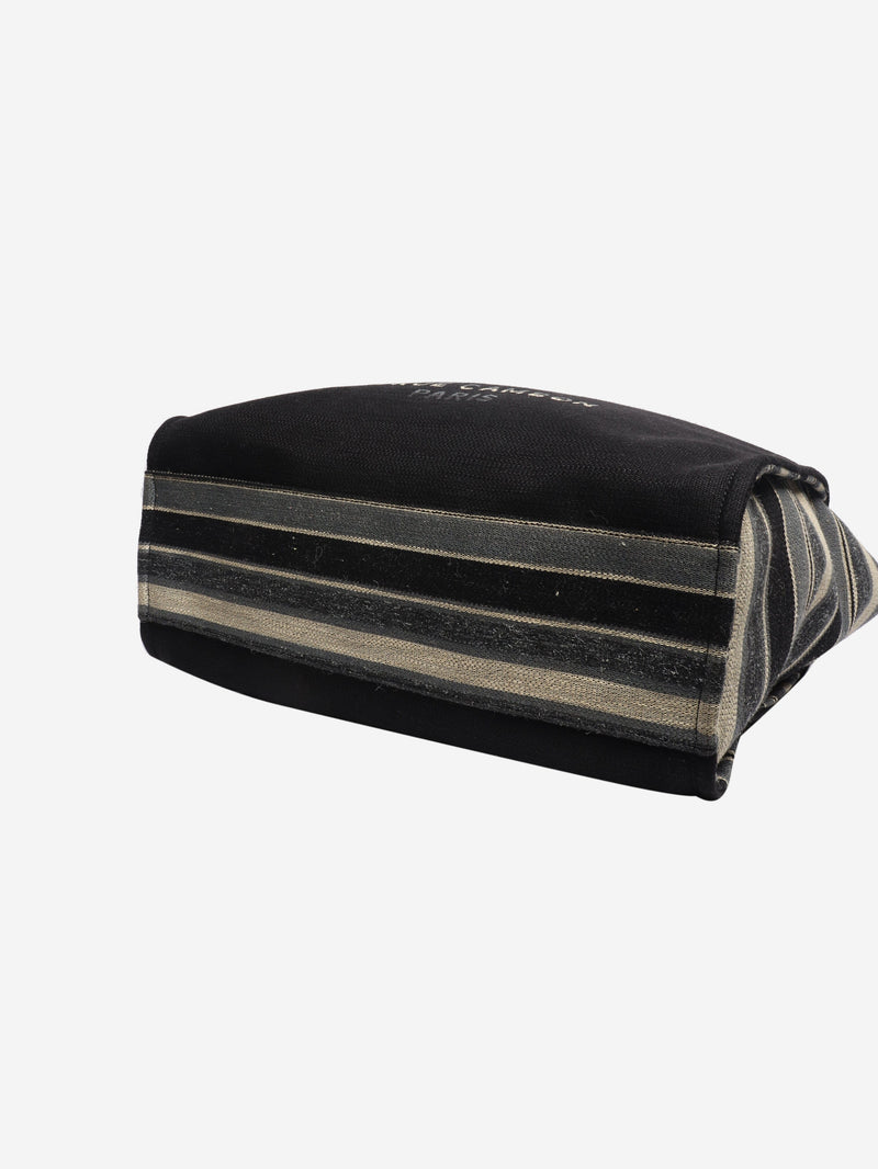 Black extra large striped Deauville tote bag Tote Bags Chanel 