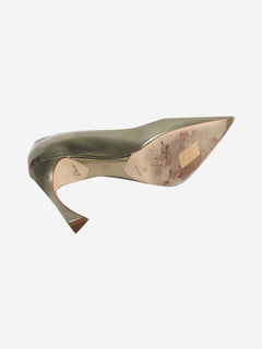 Gold songe pumps - size EU 38 (UK 5)