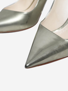 Gold songe pumps - size EU 38 (UK 5)