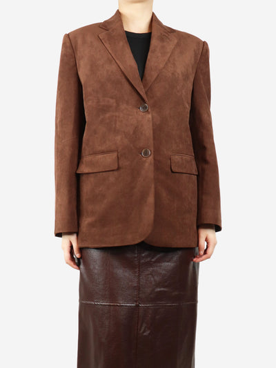 Brown faux suede jacket - size One Size Coats & Jackets Marcela 