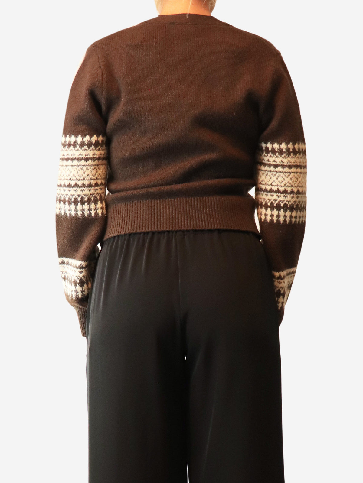 PC Dark chesnut Lindsey cardigan - size M Knitwear APC 