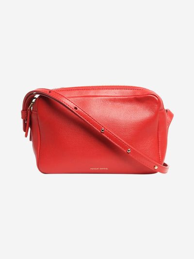 Flaming red double-zip cross-body bag Cross-body bags Mansur Gavriel 