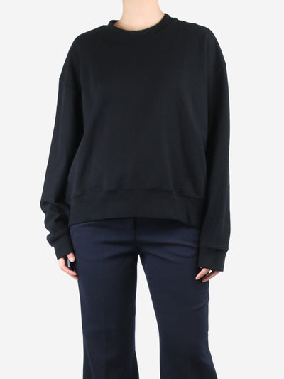 Black crewneck sweatshirt - size S Tops Proenza Schouler 