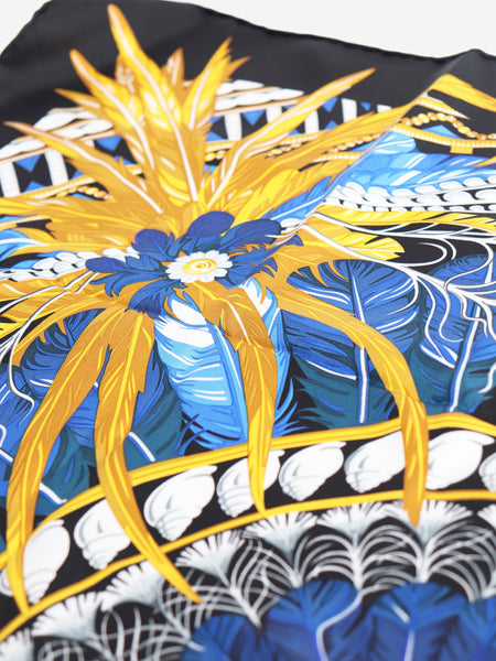 Hermes blue scarf nature esk design alternate image