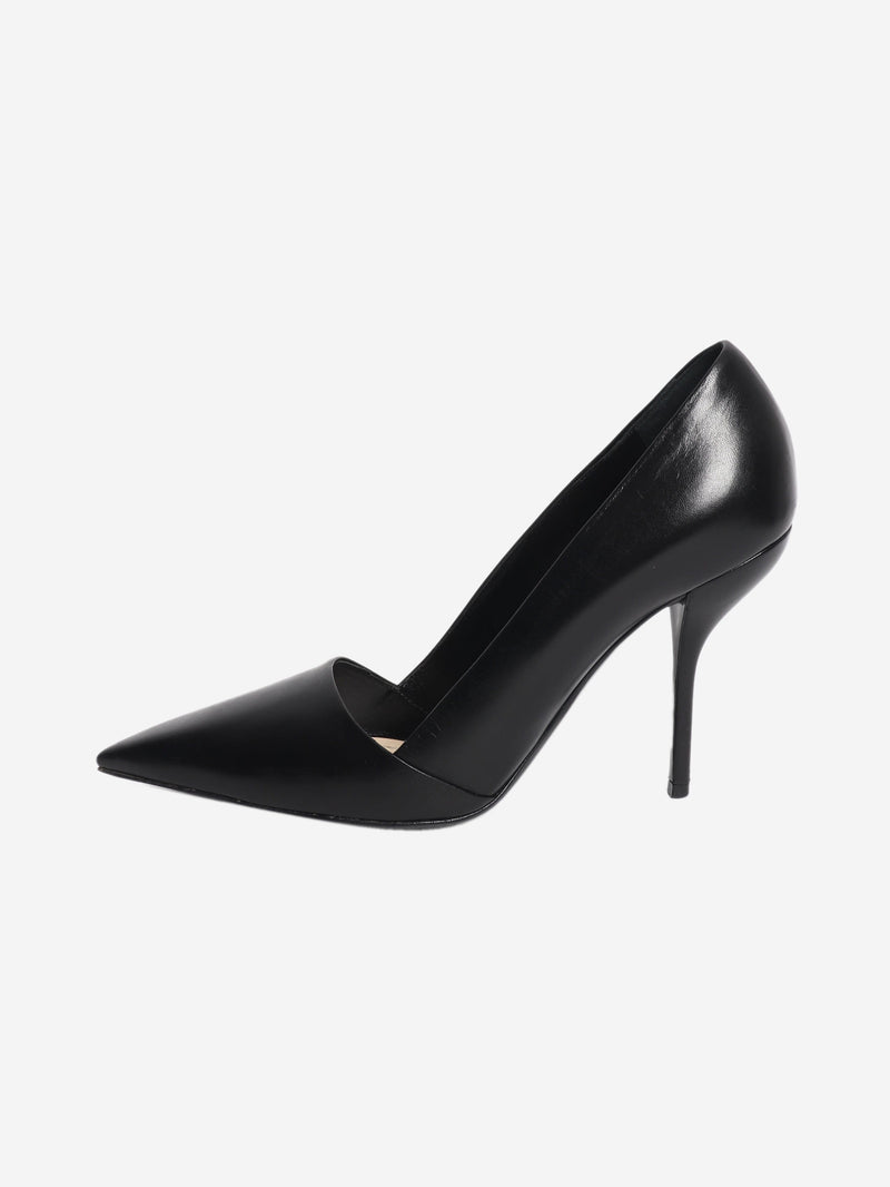 Leather black pointed toe heels - size EU 39 (UK 6) Heels Dior 