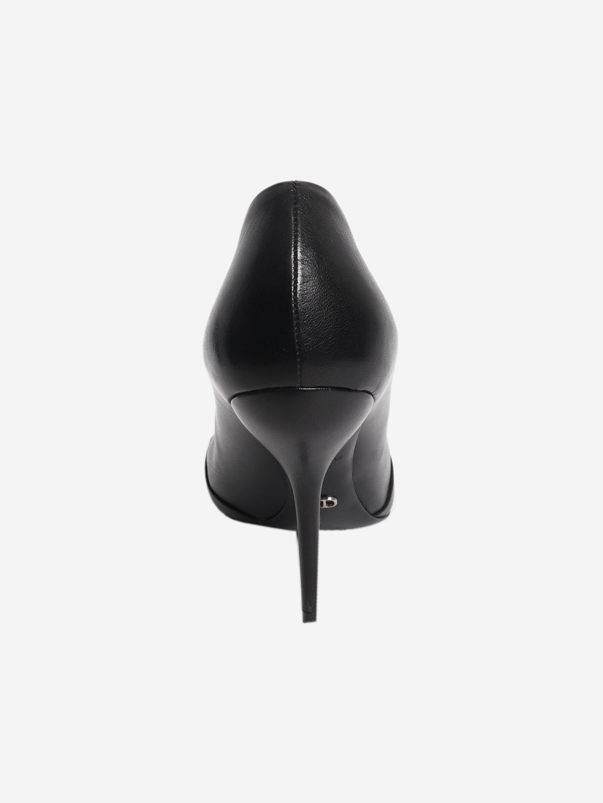 Leather black pointed toe heels - size EU 39 (UK 6) Heels Dior 