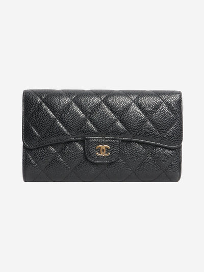 Black 2014 Caviar flap wallet Wallets, Purses & Small Leather Goods Chanel 