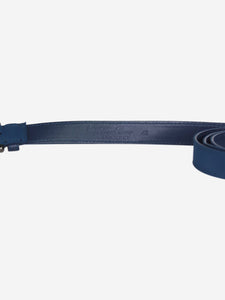 Loro Piana Blue leather belt