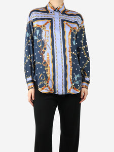 Maje Multi printed shirt - size UK 8