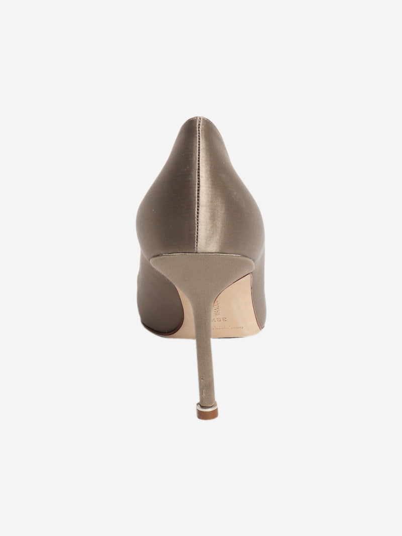 Grey Hangisi 90 heels - size EU 38.5 Heels Manolo Blahnik 