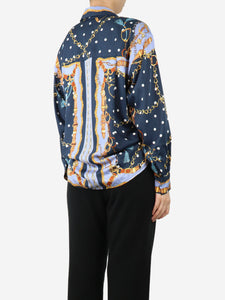 Maje Multi printed shirt - size UK 8