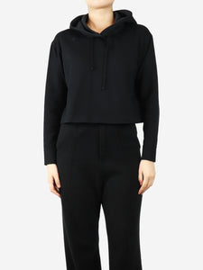 Y/osemite James Perse Black cropped hoodie - size S