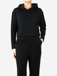 Y/osemite James Perse Black cropped hoodie - size S