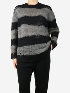 Acne Studios Acne Studios Black distressed jumper - size XXS