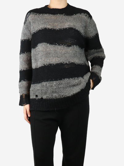 Acne Studios Black distressed jumper - size XXS Knitwear Acne Studios 