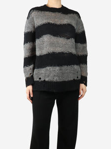 Acne Studios Acne Studios Black distressed jumper - size XXS