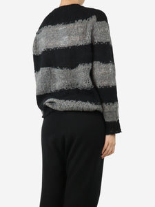 Acne Studios Acne Studios Black distressed jumper - size XXS