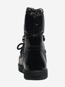 Moncler Black quilted thermal ski boots - size EU 39