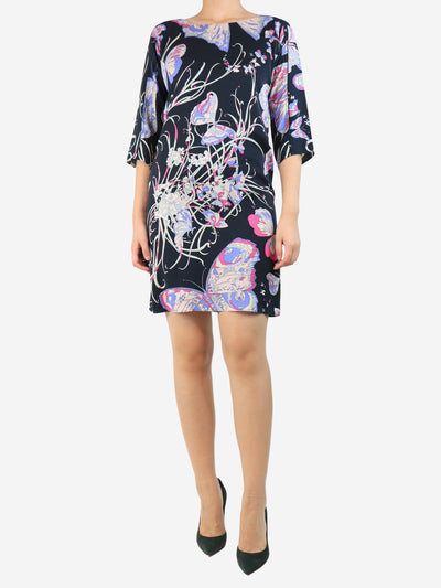 Black and purple butterfly printed dress Dresses Emilio Pucci 