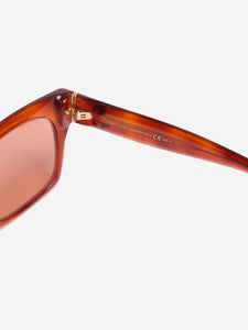 Jimmy Choo Red rectangular sunglasses