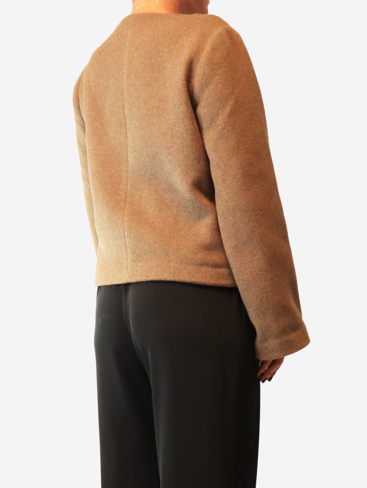 Brown Lucia wool jacket - size M Coats & Jackets Reformation 