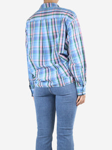 Isabel Marant Blue checkered shirt - size UK 12