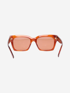 Jimmy Choo Red rectangular sunglasses