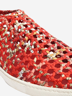 Red woven oxygene trainers - size EU 39 (UK 6) Trainers Hermes 