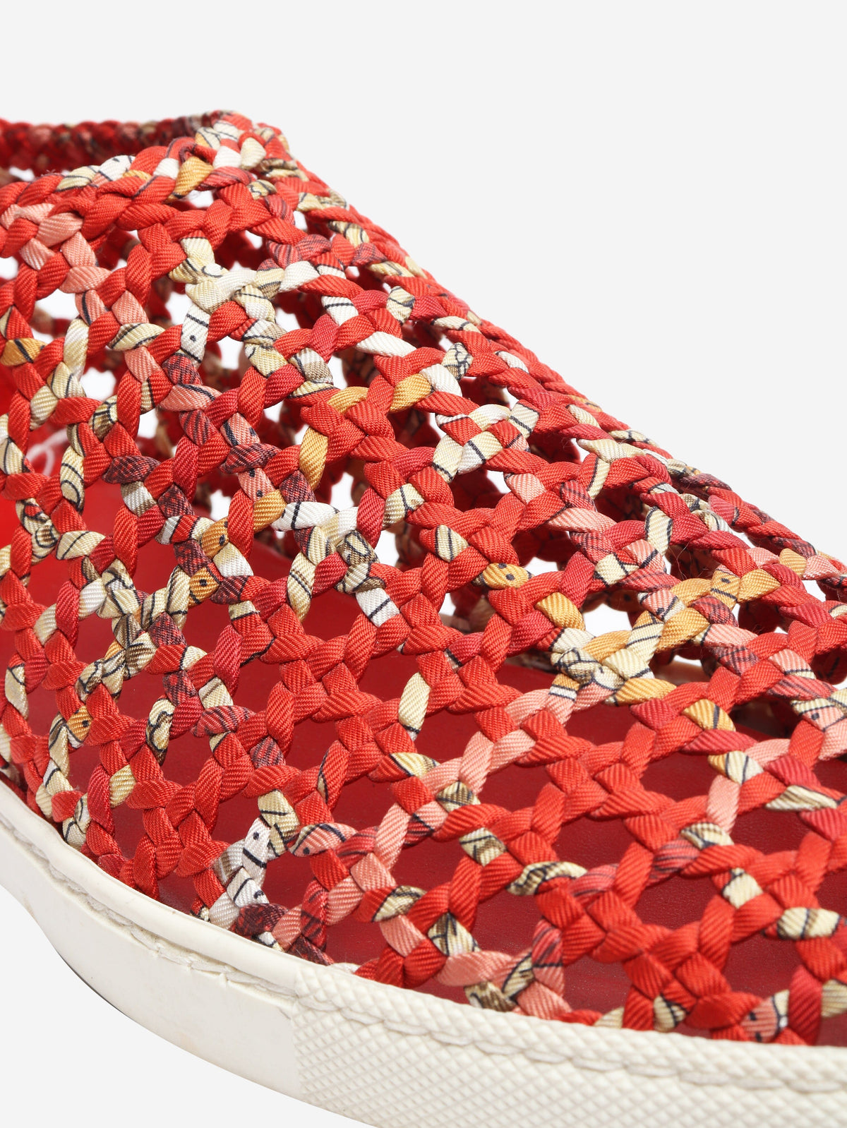 Red woven oxygene trainers - size EU 39 (UK 6) Trainers Hermes 