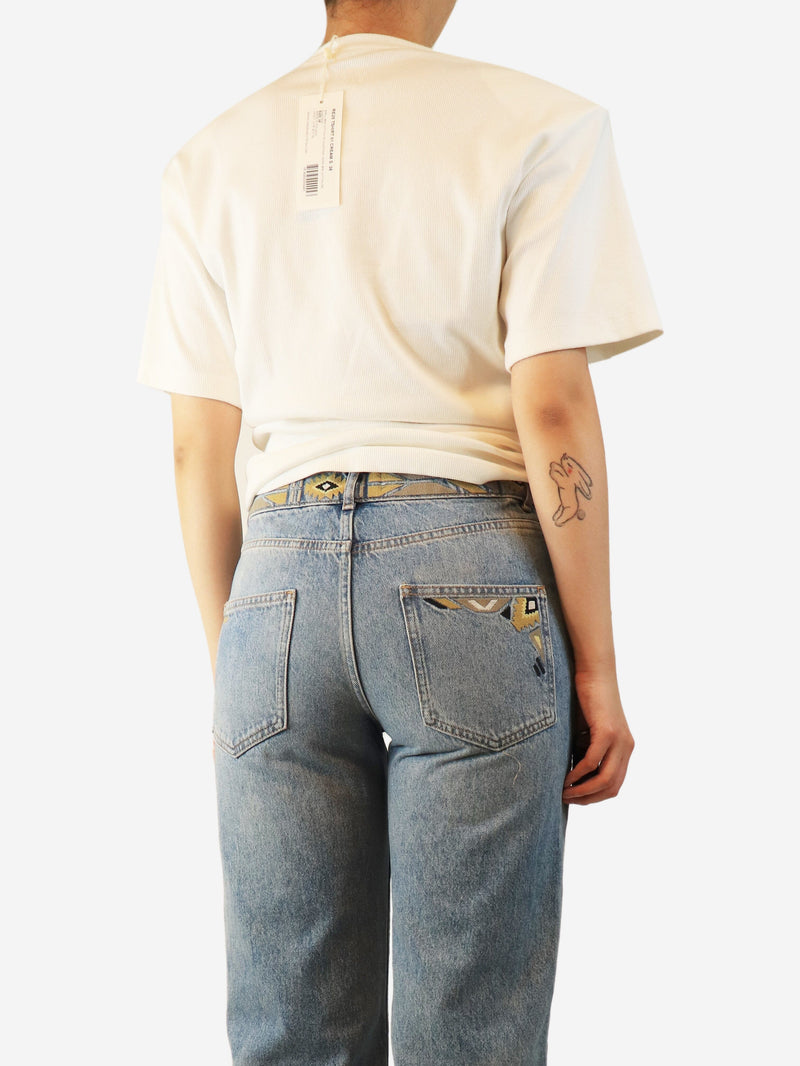 White gathered top - size S Tops Magda Butrym 