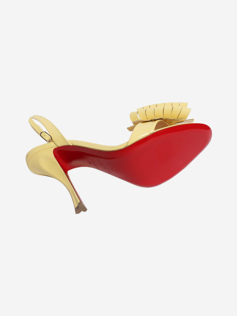 Yellow Miss Valois heels - size EU 39 Heels Christian Louboutin 