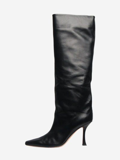 Jimmy Choo Black knee high heeled boots - size EU 39 (UK 6) Boots Jimmy Choo 