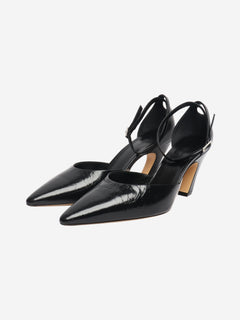 Black Victoria leather pumps - size EU 42 Heels Le Monde Beryl 