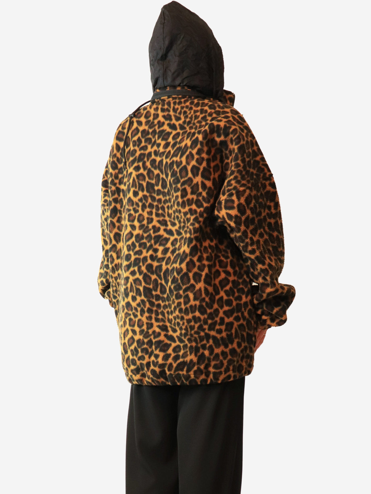 Brown leopard print fleece jacket - size S Coats & Jackets Balenciaga 