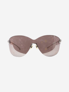 Cartier Grey panther mask sunglasses