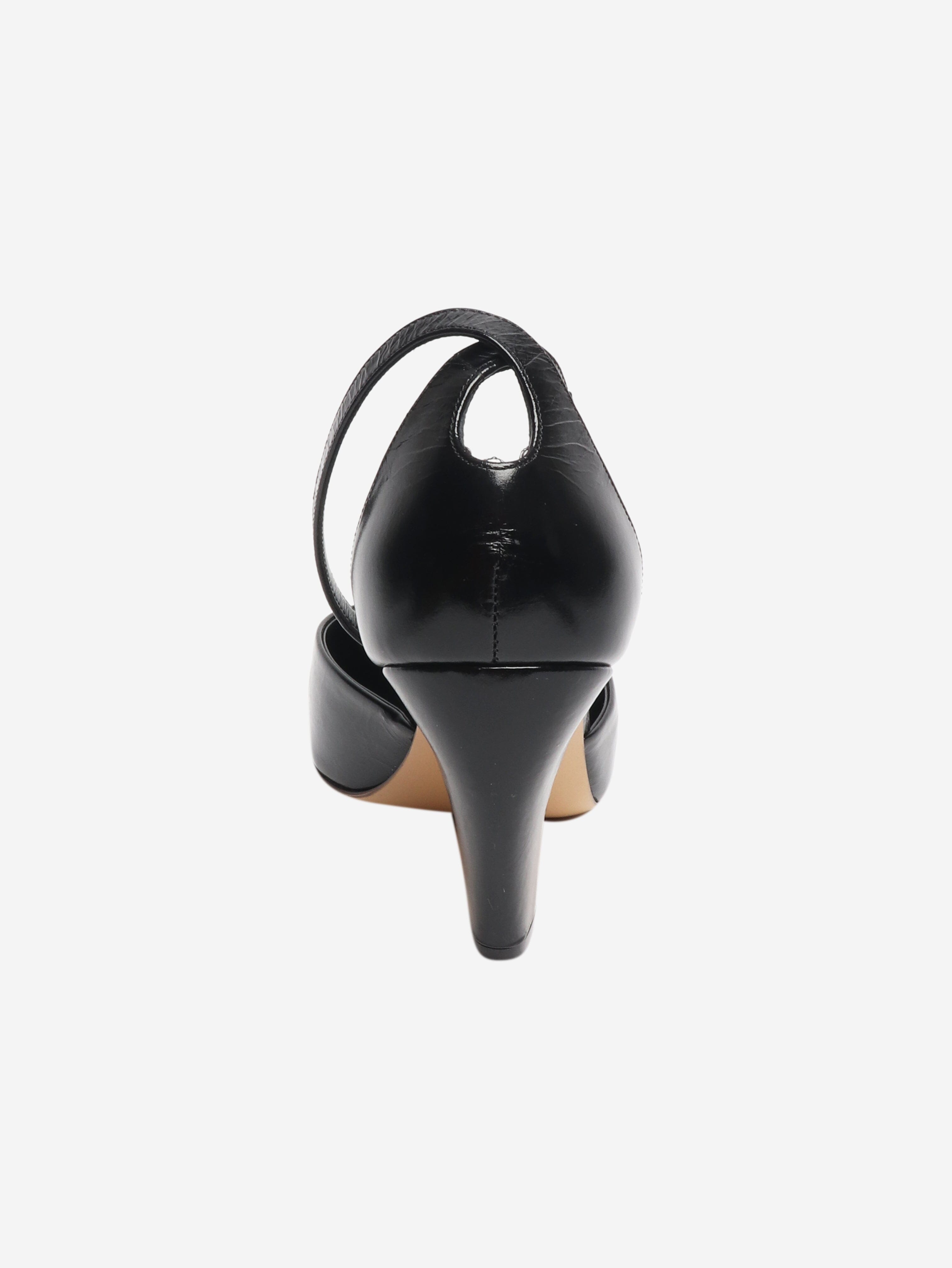 Black Victoria leather pumps - size EU 42 Heels Le Monde Beryl 