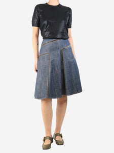 Alaia Blue A line skirt - size M