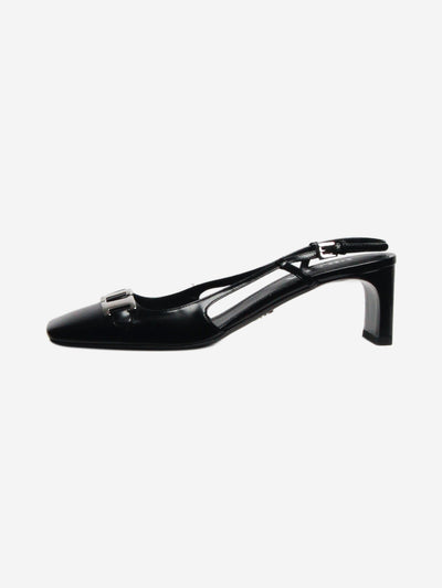 Black square-toe slingback pumps - size EU 41 Heels Prada 