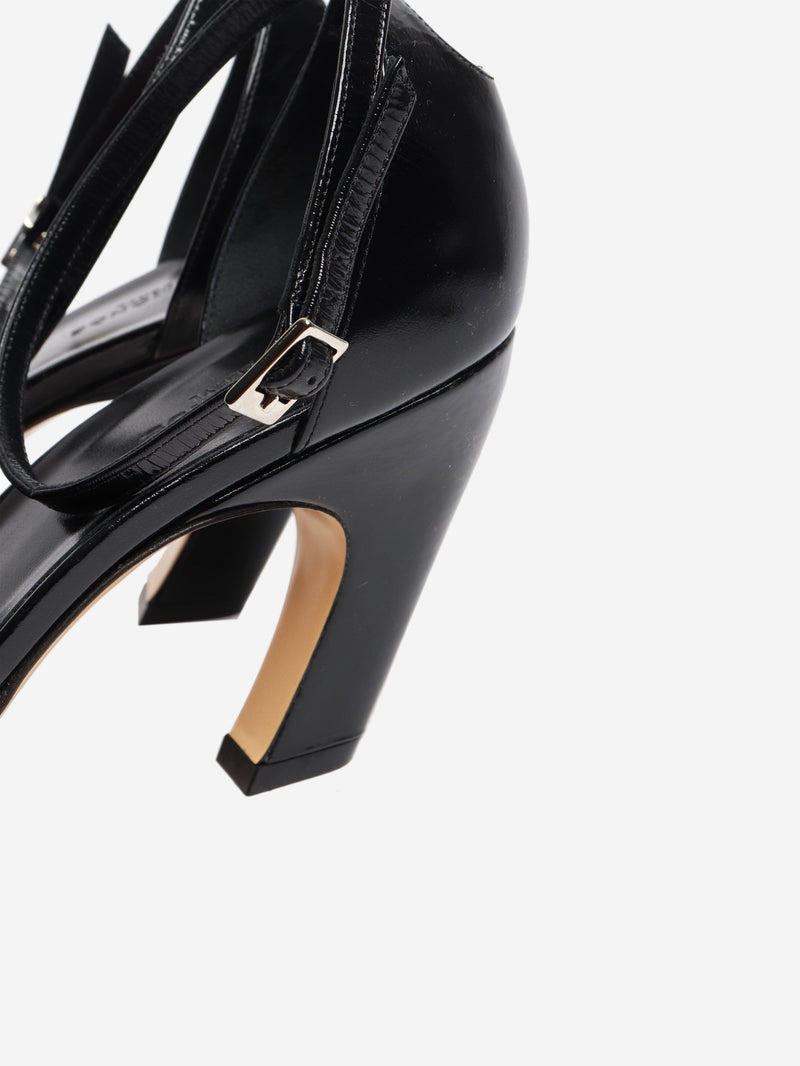 Black Victoria leather pumps - size EU 42 Heels Le Monde Beryl 