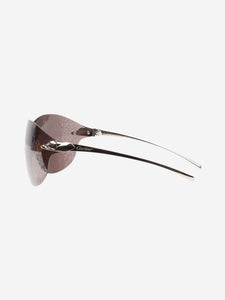 Cartier Grey panther mask sunglasses