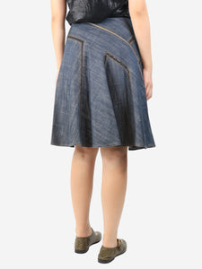 Alaia Blue A line skirt - size M
