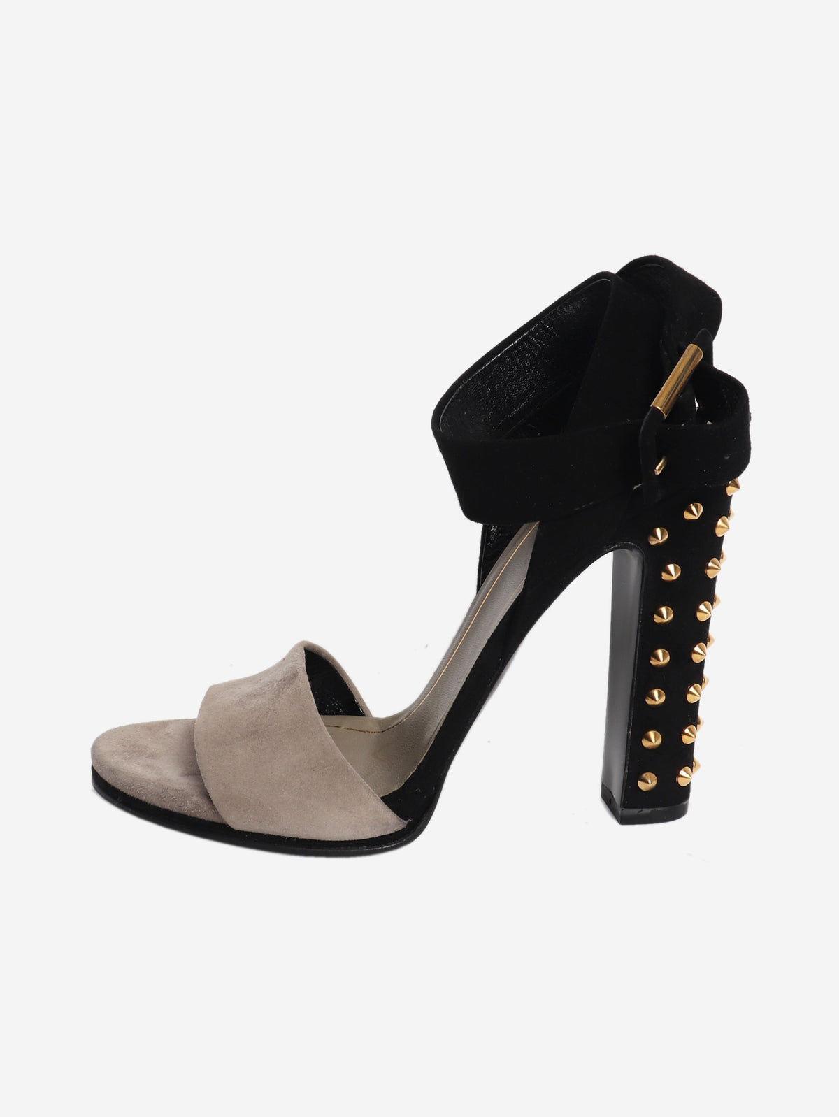 Black gold stud heels - size EU 38.5 (UK 5.5) Heels Gucci 