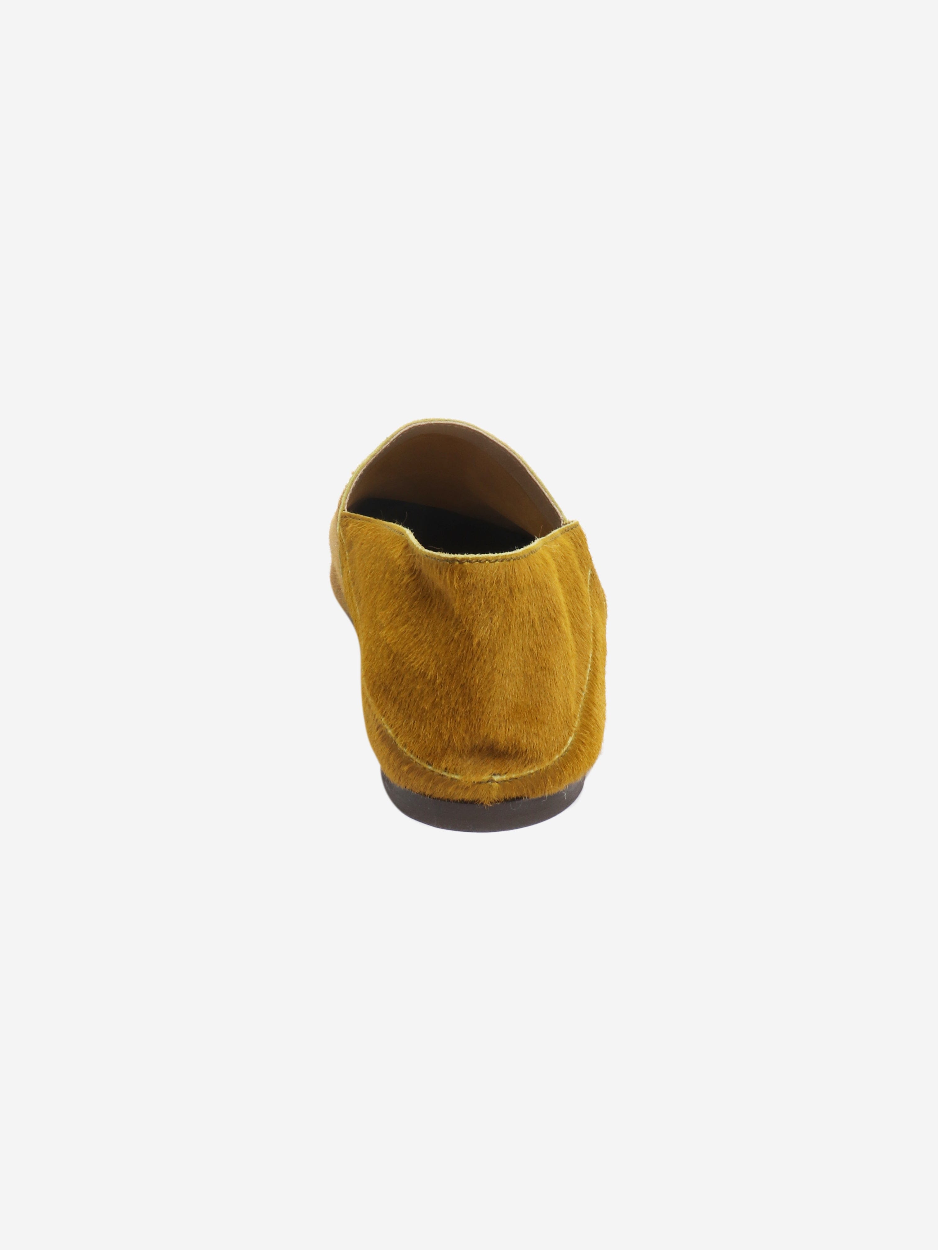 Chartreuse Pascale ponyskin slippers - size EU 42 Flat Shoes Tove 