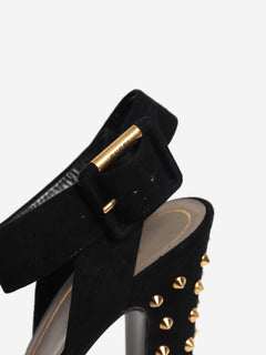 Black gold stud heels - size EU 38.5 (UK 5.5) Heels Gucci 