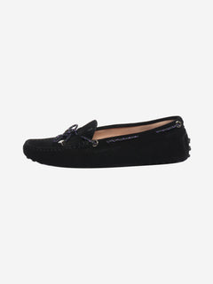 Black suede Gommino loafers - size EU 38.5 (UK 5.5) Gloves Tods 