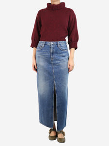 Agolde Blue denim skirt - size UK 8