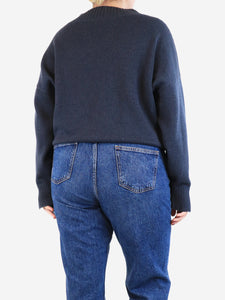 Brunello Cucinelli Navy cashmere sweater - size